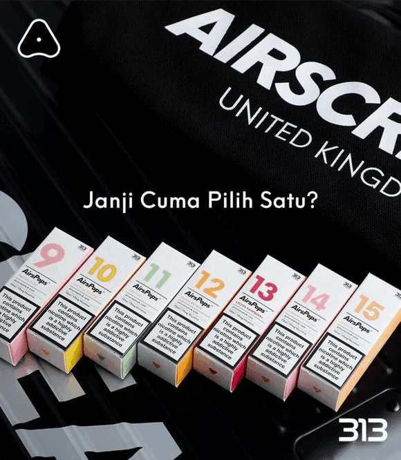 AIRSCREAM AIRSPOPS 313 數字煙油官網:圖片 3